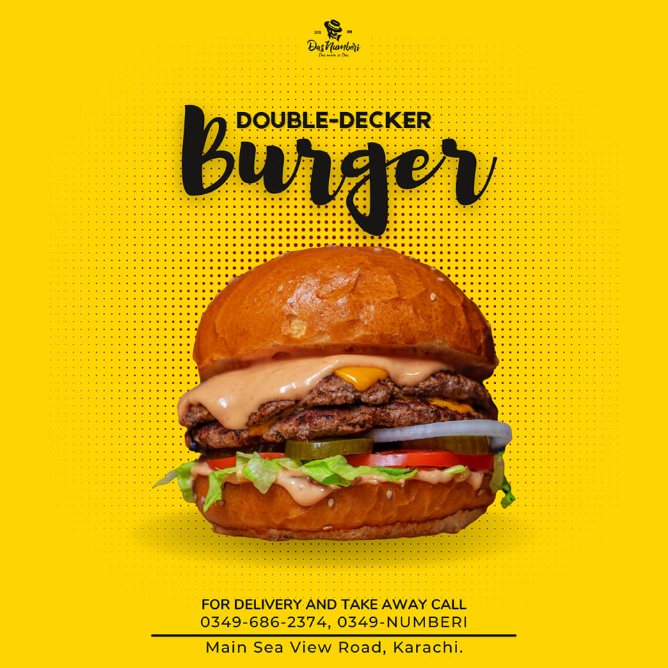 Austin Double Decker Beef Burger